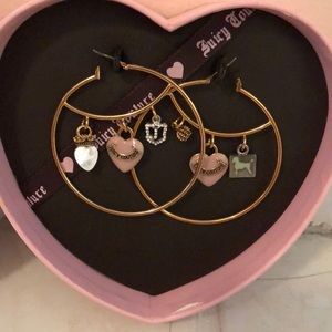 Brand new Juicy couture hoop earrings.